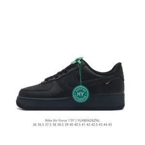 Nike Air Force 1 '07 Low White Leather Sneakers