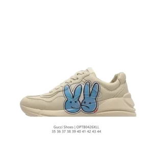 Gucci Classic Vintage Dad Sneakers Luxury Thick Sole Shoes for Men and Women