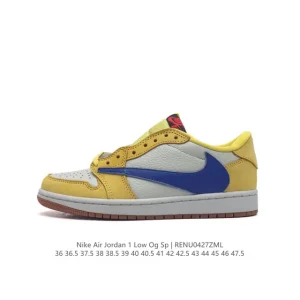 Nike Air Jordan 1 Low OG SP Military Blue 'Reverse Swoosh' - Men's & Women's Basketball Shoes