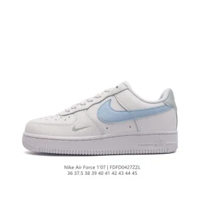 Nike Air Force 1 '07 Low White Leather Sneakers