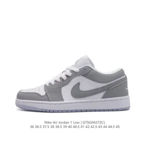 Jordan Air Jordan 1 Low Retro Leather Basketball Shoes