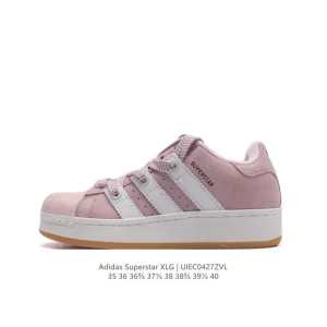 Adidas Superstar XLG Shell Toe Low Top Platform Sneakers for Women