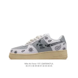 Nike Air Force 1 '07 Low White Leather Sneakers