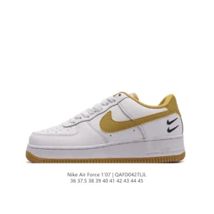 Nike Air Force 1 '07 Low White Leather Sneakers