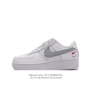 Nike Air Force 1 '07 Low White Leather Sneakers