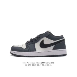 Jordan Air Jordan 1 Low Retro Leather Sneakers