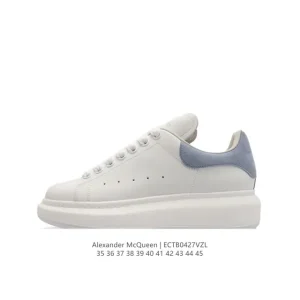 Alexander McQueen McQ Oversized Sneaker - White Smooth Leather Platform Shoes