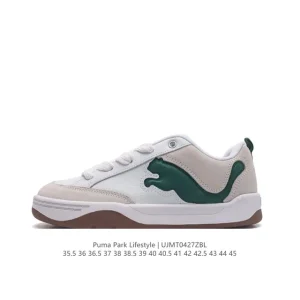 PUMA Park Lifestyle OG Sneaker - Unisex Retro Bread Style Low-Top Casual Shoes