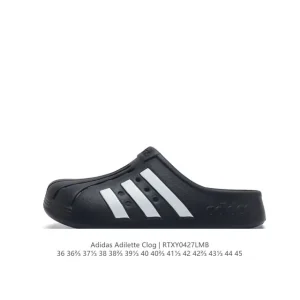 Adidas Adilette Clog Summer Fashion Comfortable Unisex Closed-Toe Slides