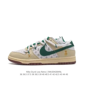 Nike Dunk Low Bearbrick Grey Gold SJ2068