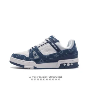 Louis Vuitton LV Trainer Sneaker Low Fashion Sports Shoes