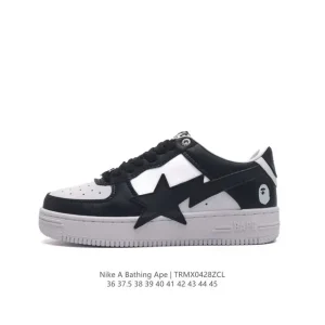 Bape x Nike Air Force 1 Low Camo Sneakers