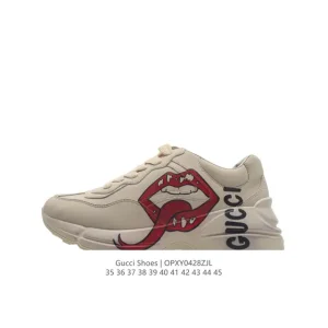 Gucci Rhyton Classic White Leather Sneaker