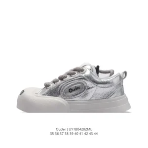 Ouder Smiley Face Canvas Shoes - Chunky Ugly Cute Sneakers for Men & Women