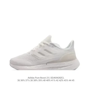 Adidas Pureboost 23W Lightweight Breathable Running Shoes with Boost Cushioning