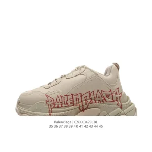 Balenciaga Triple S Clear Sole Purple Black Sneakers