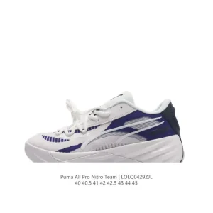 PUMA All-Pro Nitro Team Basketball Shoes for Men - Low-Top, Cushioned & Durable