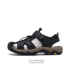 ECCO Biarritz Men's Adjustable Strap Sandal - Breathable, Lightweight & Non-Slip