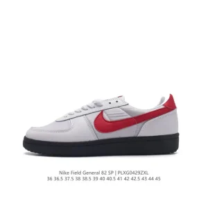 Nike Field General 82 SP Low-Top Vintage Basketball Shoe - White/Red/Black