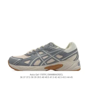 ASICS Gel-TR Retro Lifestyle Sneakers - Vintage Blue & White, Cushioning & Height Increase