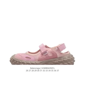 Balenciaga Triple S Track Kids Sandals Closed Toe Slides Summer Shoes
