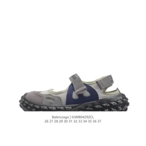 Balenciaga Triple S Track Kids Sandals Closed Toe Slides