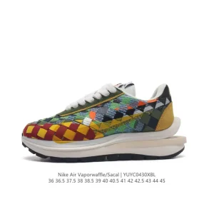 Sacai x Nike Waffle Woven Collaboration Sneakers - LeBron James Worn
