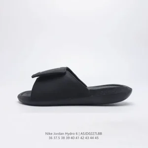 Nike Jordan Hydro 6 BG Slippers - Black/White