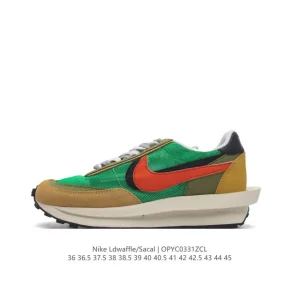 Sacai x Nike LDWaffle Layered Swoosh Running Shoes - BV0073