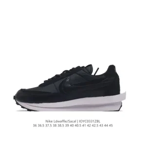 Nike x Sacai LDWaffle Double Swoosh Layered Sole Running Shoe