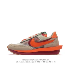 Sacai x Nike LDWaffle Double Swoosh Deconstructed Sneaker