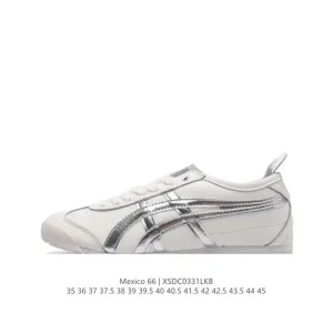 ASICS Onitsuka Tiger Mexico 66 Classic Leather Vintage Sneakers