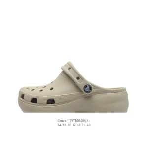Crocs Women's Platform Sandals Thick Sole Summer Beach Slides