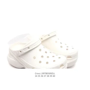 Crocs Women's Sandal Beach Clogs with Thick Sole for Taller Legs