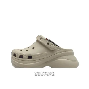 Crocs Women's Sandal with Thick Sole for Height Enhancement