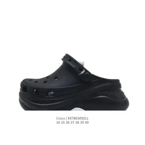 Crocs Women's Sandal Beach Shoes with Thick Sole for Leg Lengthening