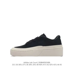 Adidas Labcourt Lifestyle Shoes - Black Suede Leather