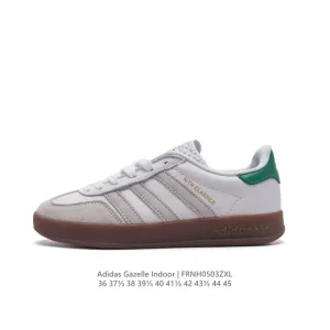Adidas Originals Gazelle Indoor Retro Suede Sneakers with Gum Sole