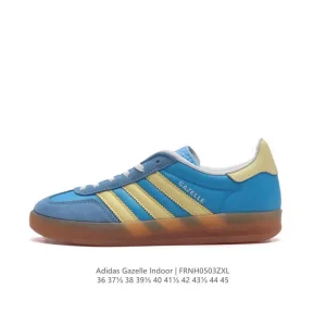 Adidas Originals Gazelle Indoor Retro Suede Sneakers with Gum Sole