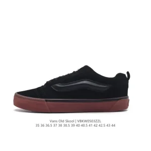 Vans Knu Skool VR3 LX Chunky Retro Skate Shoes with Suede Upper