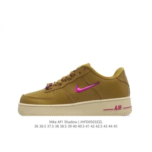 Nike Air Force 1 '07 Low White Leather Sneakers for Men and Women