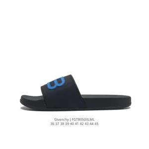 Givenchy Summer Slide Sandals Luxury Logo Soft Sole Unisex