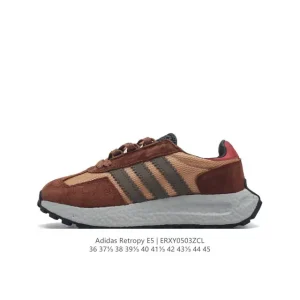 Adidas Retropy E5 Classic Low-Top Sneakers with Boost Technology
