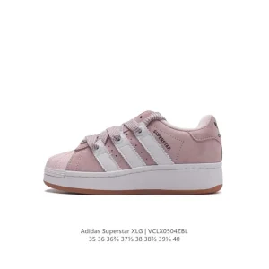 Adidas Originals Superstar XLG Shell Toe Platform Sneakers for Women