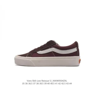 Vans Sk8 Low Reissue S Low Top Canvas Skate Shoes for Men and Women