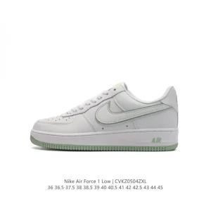 Nike Air Force 1 07 Low White Leather Sneakers for Men and Women