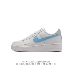 Nike Air Force 1 '07 Low White Leather Sneakers for Men and Women