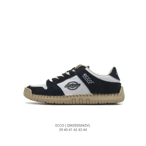 ECCO Men's Casual Sneakers with Thick Sole and Breathable Design