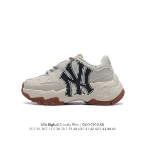 MLB Bigball Chunky Pixel Retro Vintage Dad Sneakers for Men and Women