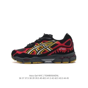 ASICS GEL-NYC Retro Street Sneaker with Gel Cushioning and Thick Sole